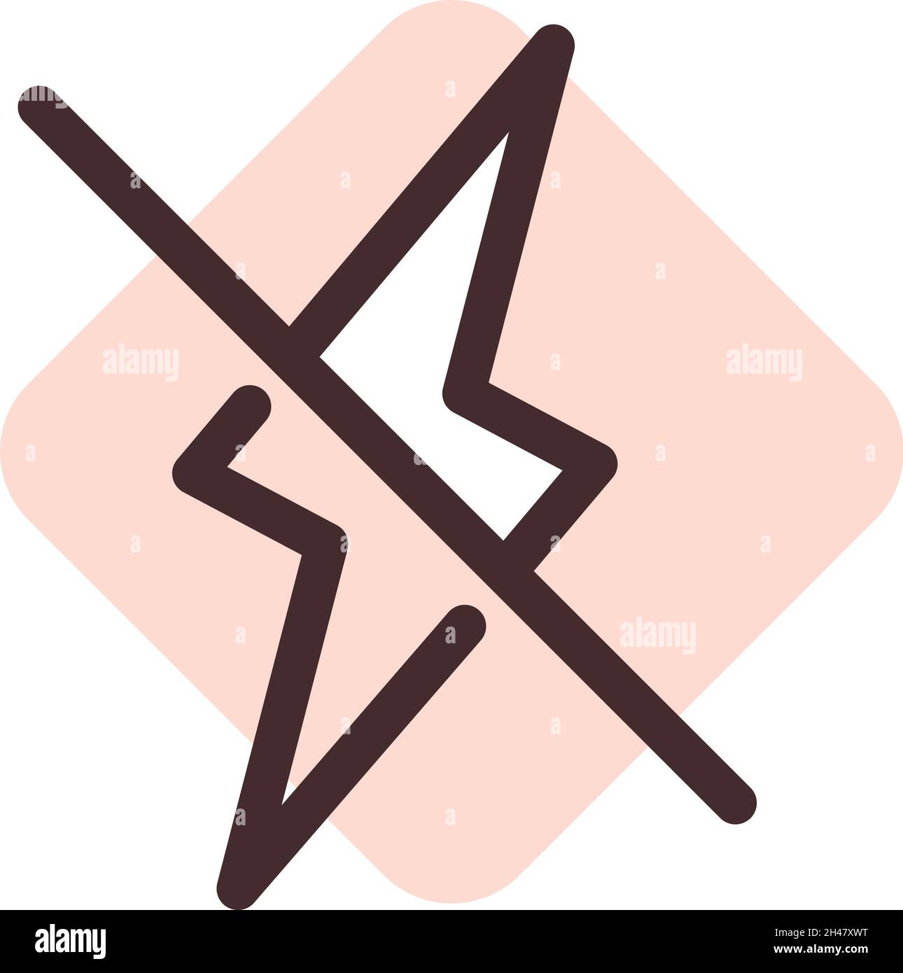 No photo flash, illustration, vector, on a white background. Stock Vector