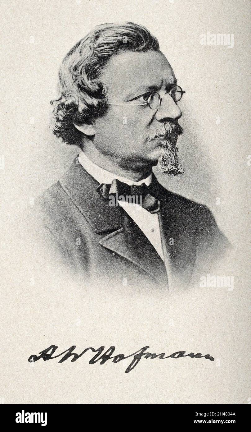 August Wilhelm von Hofmann. Process print, 1902 Stock Photo Alamy