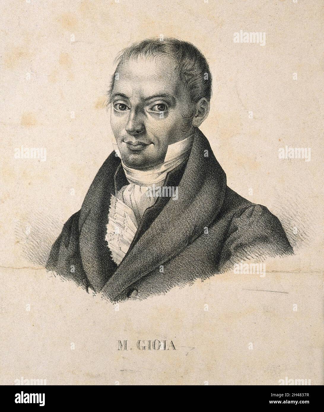 Melchiorre Gioia. Lithograph Stock Photo Alamy