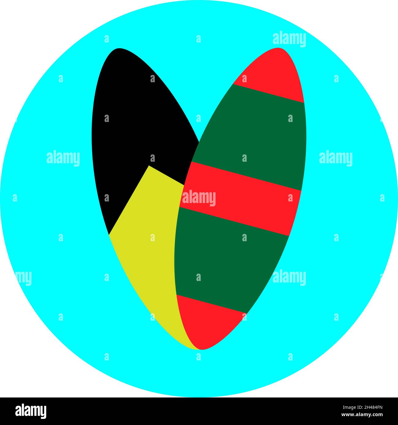 summer-surf-board-illustration-vector-on-a-white-background-stock