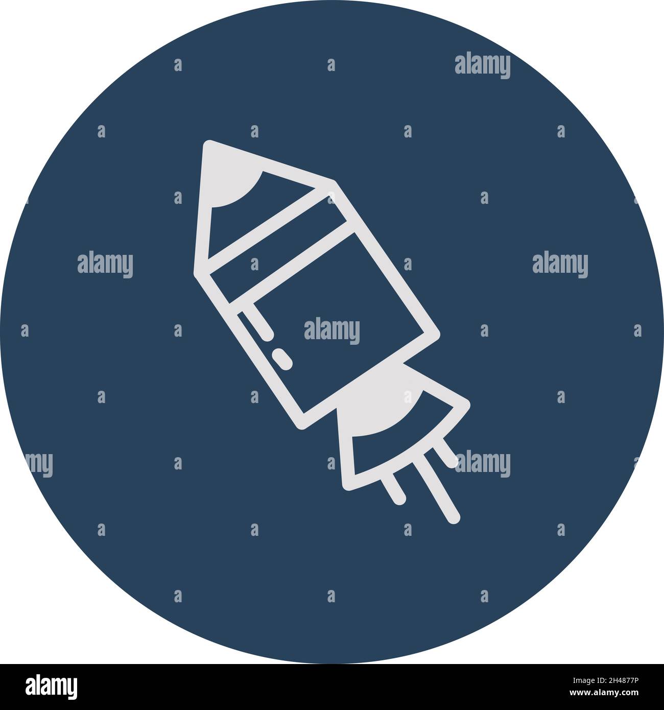 Space shuttle sketch Cut Out Stock Images & Pictures - Alamy