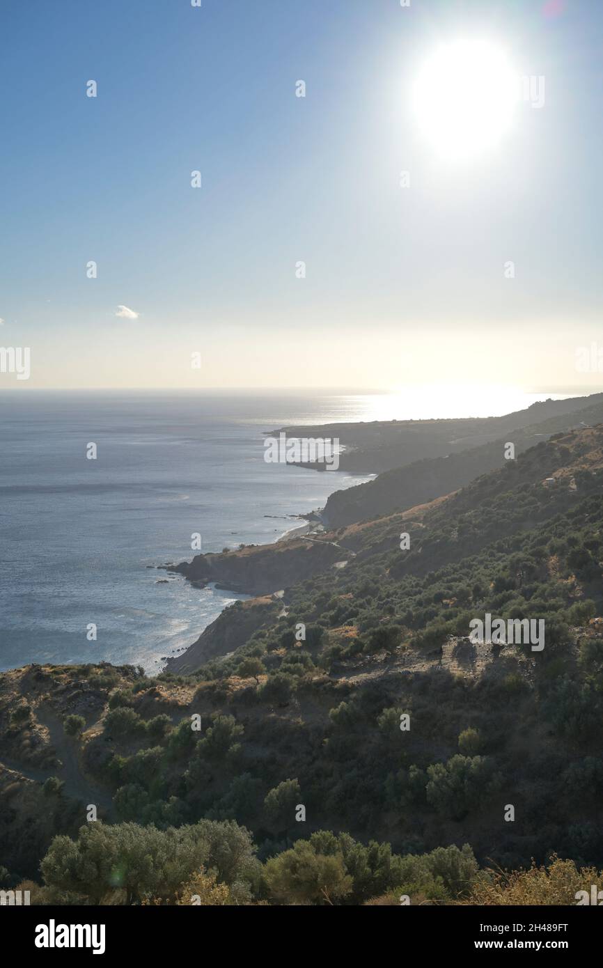 Südküste bei Rodakino, Kreta, Griechenland Stock Photo
