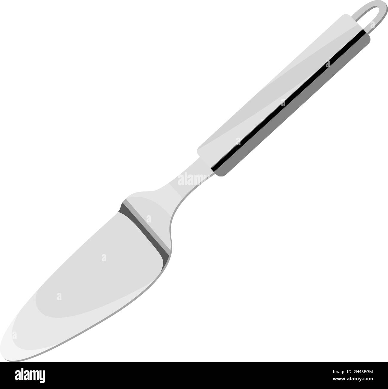 Cake server, illustration, vector on a white background Stock Vector