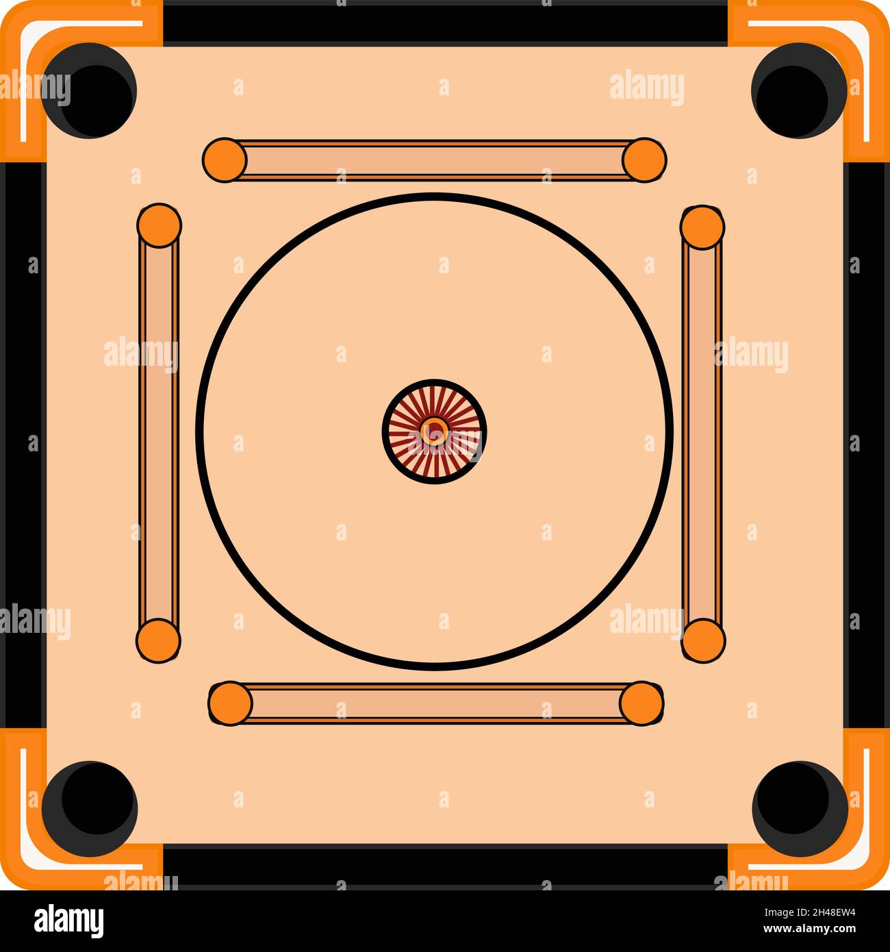 Carrom board Cut Out Stock Images & Pictures - Alamy