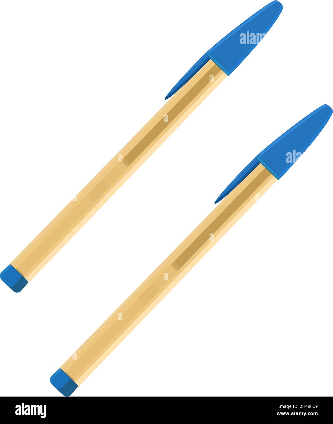 Ball pen, illustration, vector on a white background Stock Vector Image ...