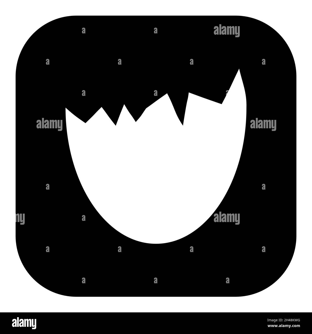 Egg shell and app icon Stock Photo Alamy