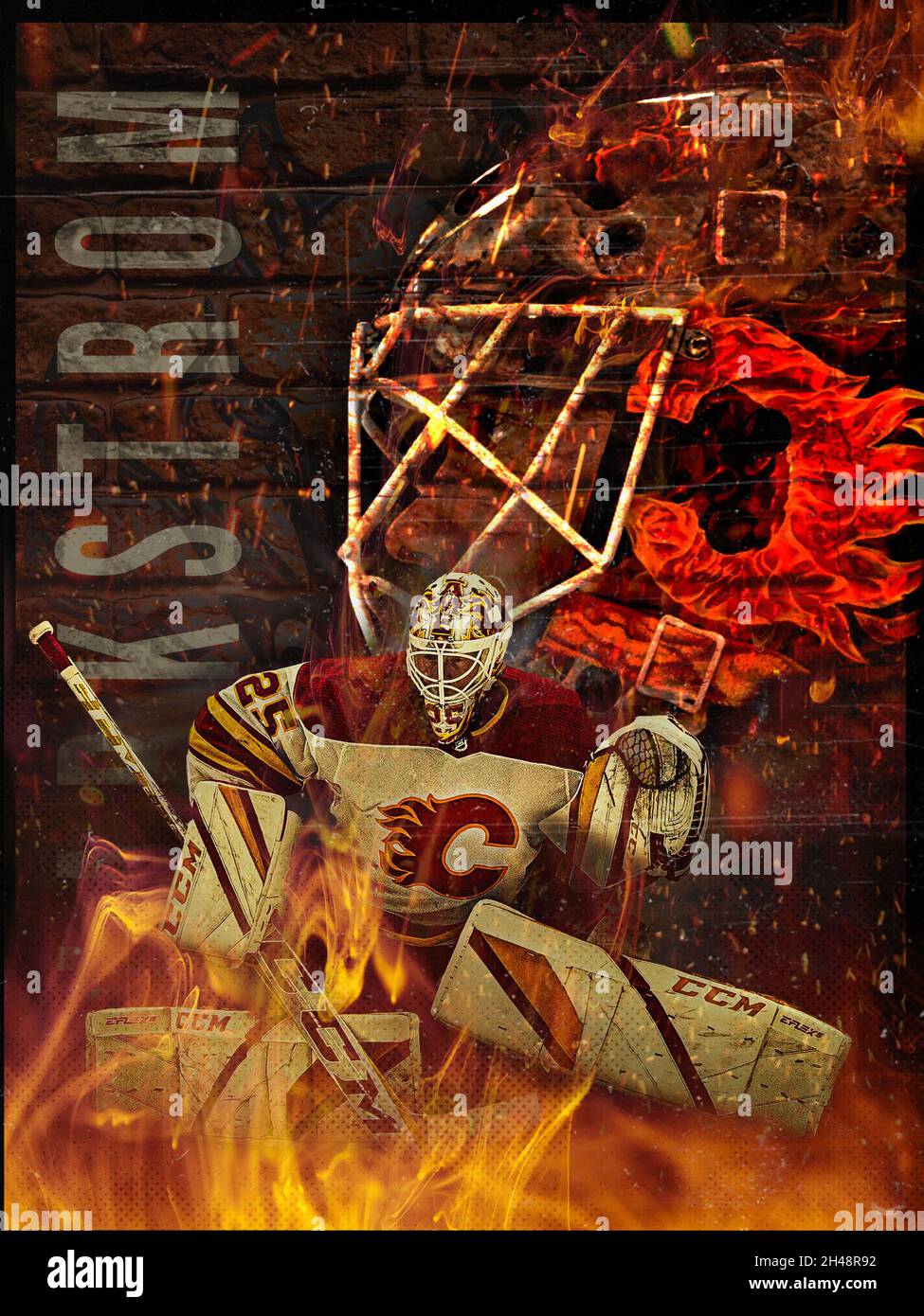 Jacob Markstrom, Calgary Flames Stock Photo