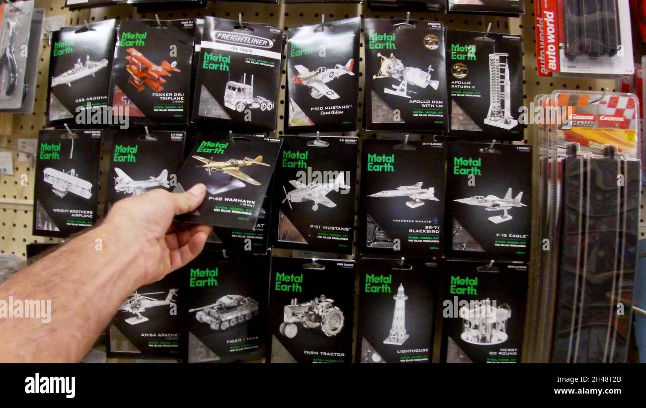 Augusta, Ga USA 08 12 21 Hobby Lobby retail store interior Robert C