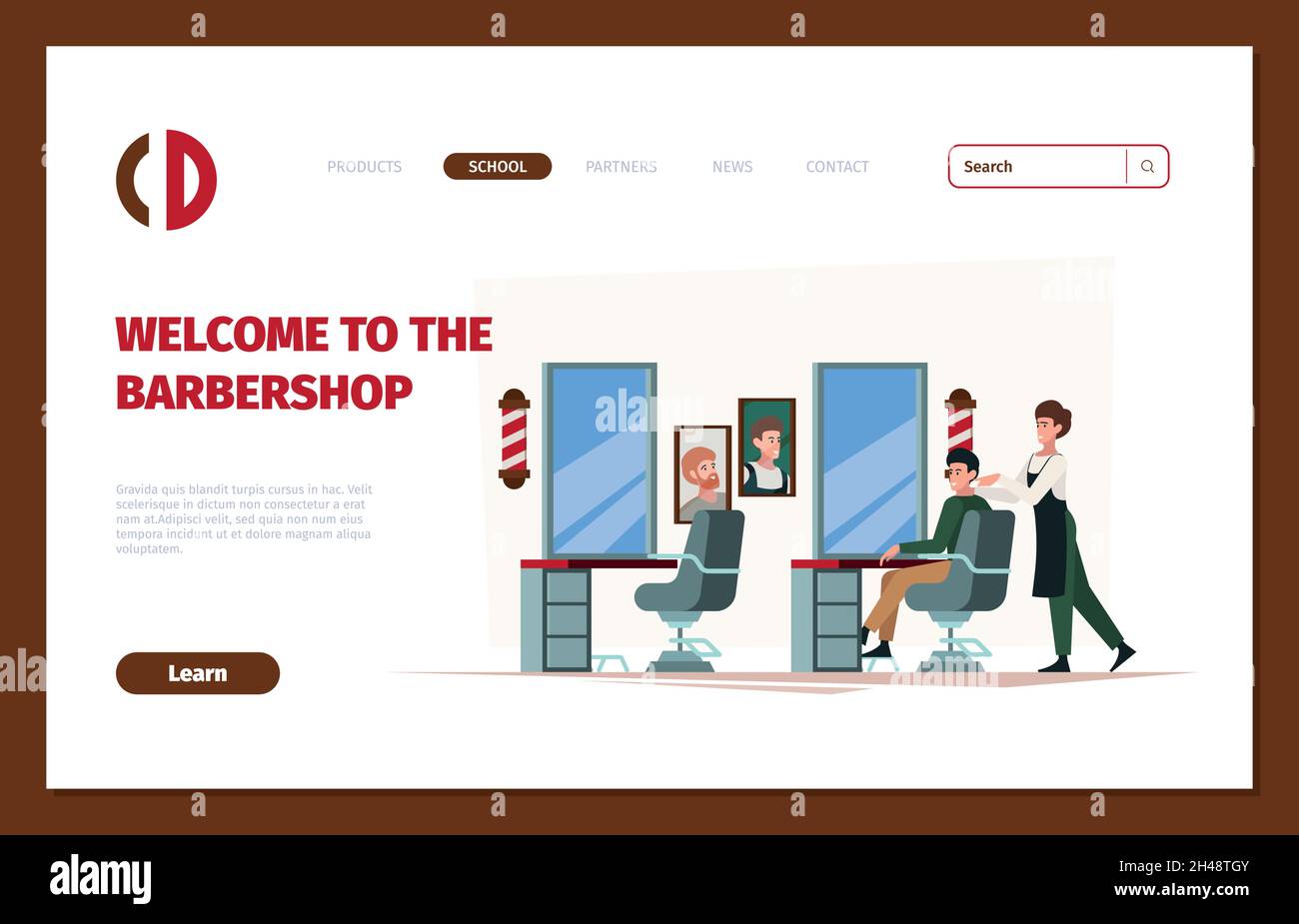 Barber using razor Stock Vector Images - Alamy