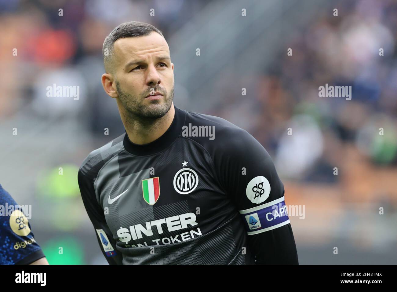 Samir Handanovic of FC Internazionale during the Serie A 2021/22 football  match between FC Internazionale and Udinese Calcio at Giuseppe Meazza  Stadiu Stock Photo - Alamy