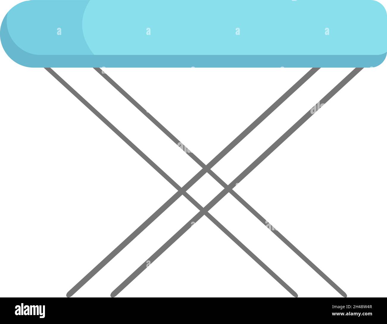 Iron board, illustration, vector on a white background. Stock Vector