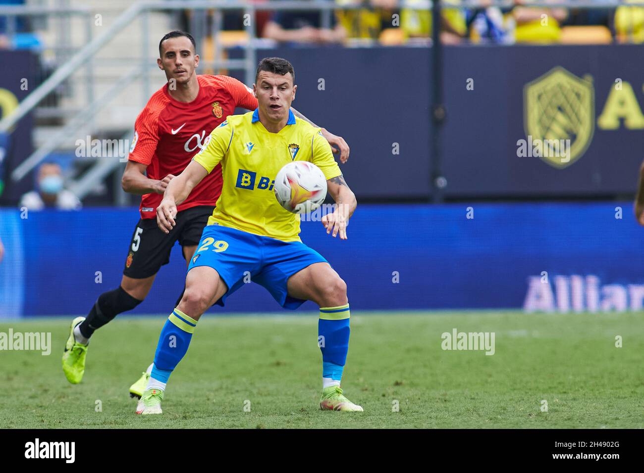 Milutin Osmajic of Cadiz during the Spanish championship La Liga
