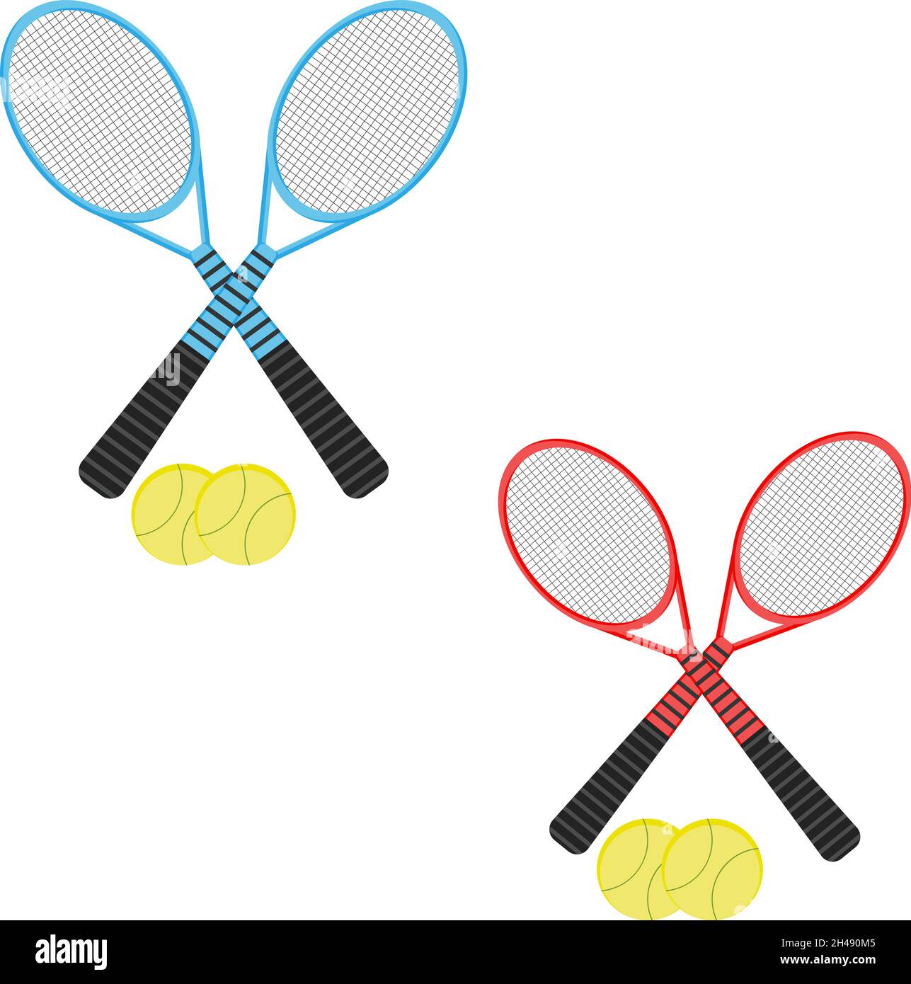 Tennis racket, illustration, vector on a white background Stock Vector  Image & Art - Alamy