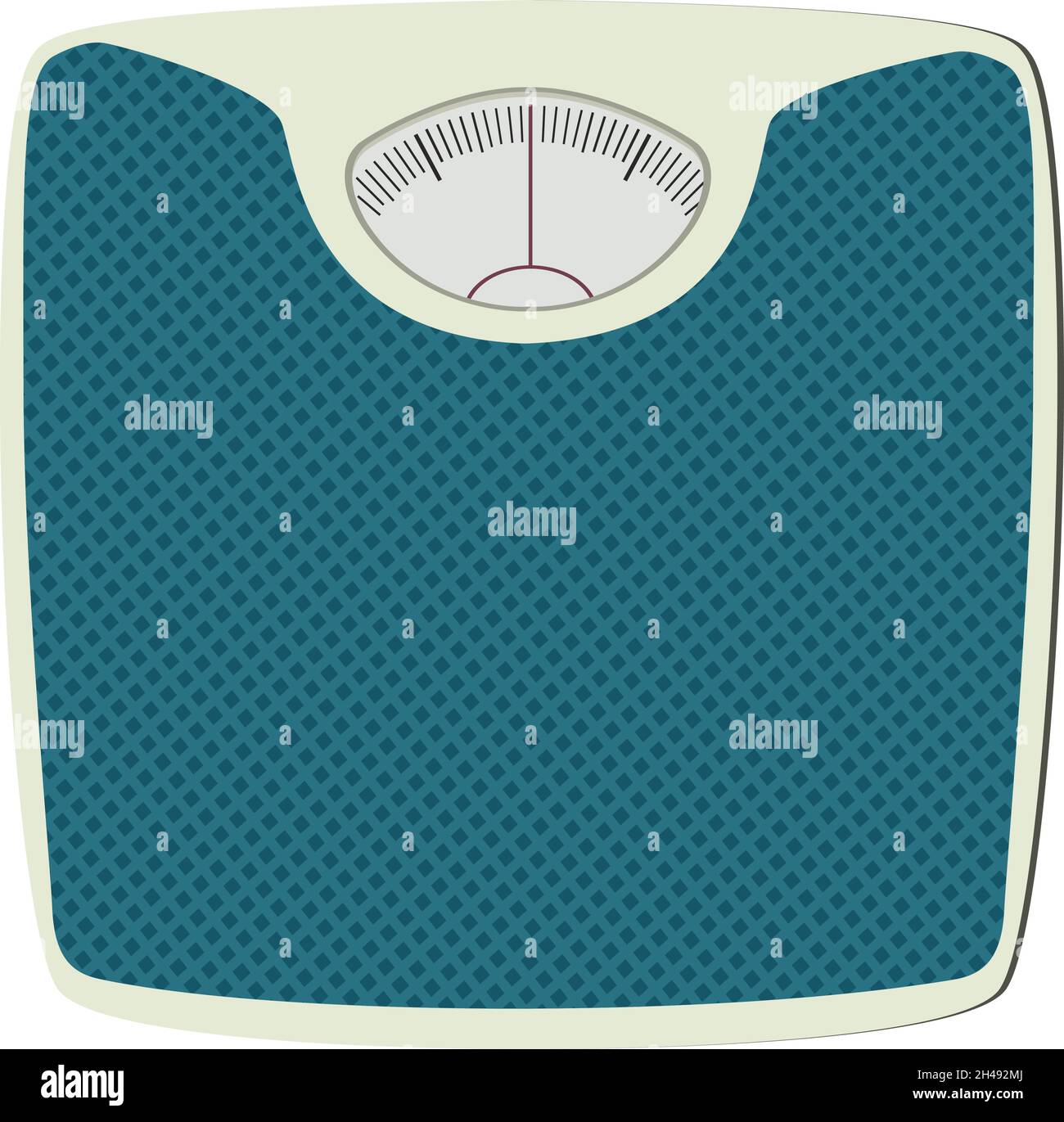 Weight scales, illustration, vector on a white background. Stock Vector