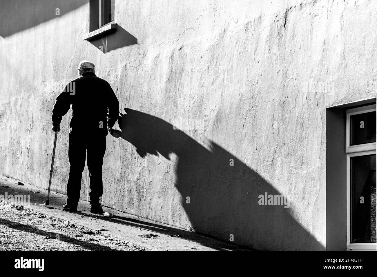 Shadow of death Black and White Stock Photos & Images - Alamy