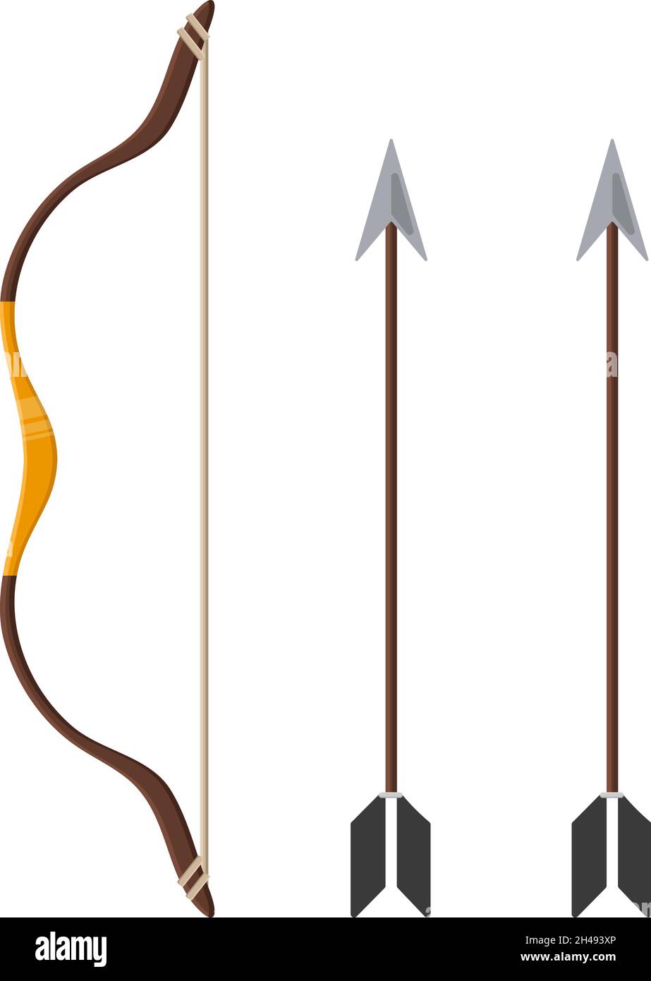 Archer bow arrows Stock Vector Images - Alamy