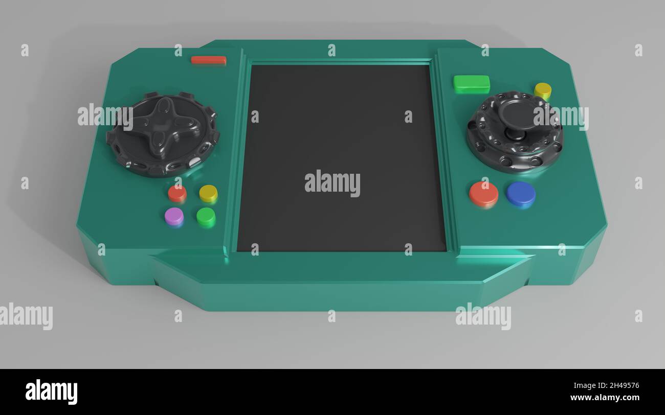 Handheld video game device Stock Photo Alamy