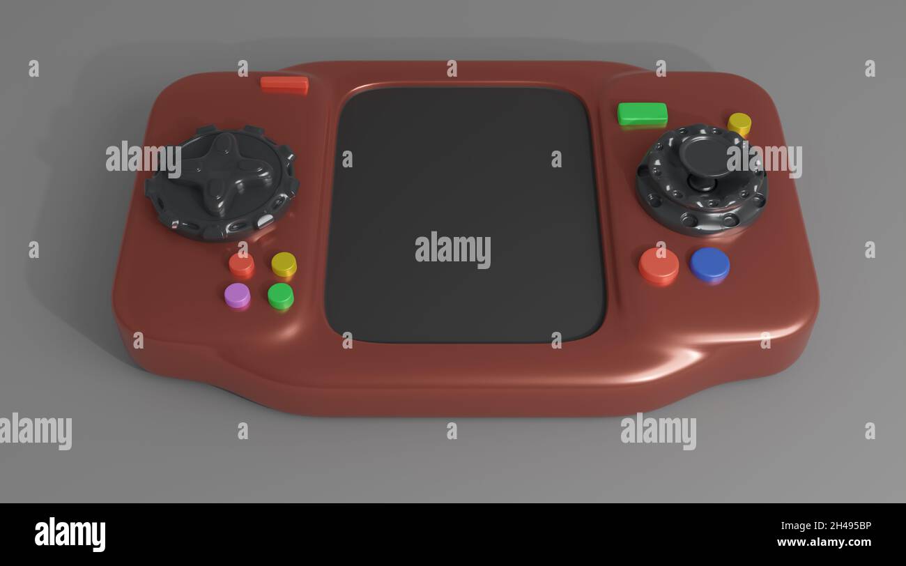 Handheld video game device Stock Photo Alamy