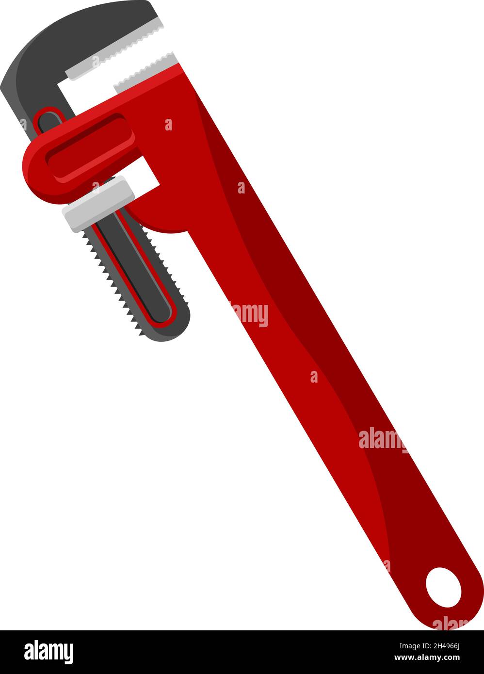 Wrench working tool, illustration, vector on a white background. Stock Vector
