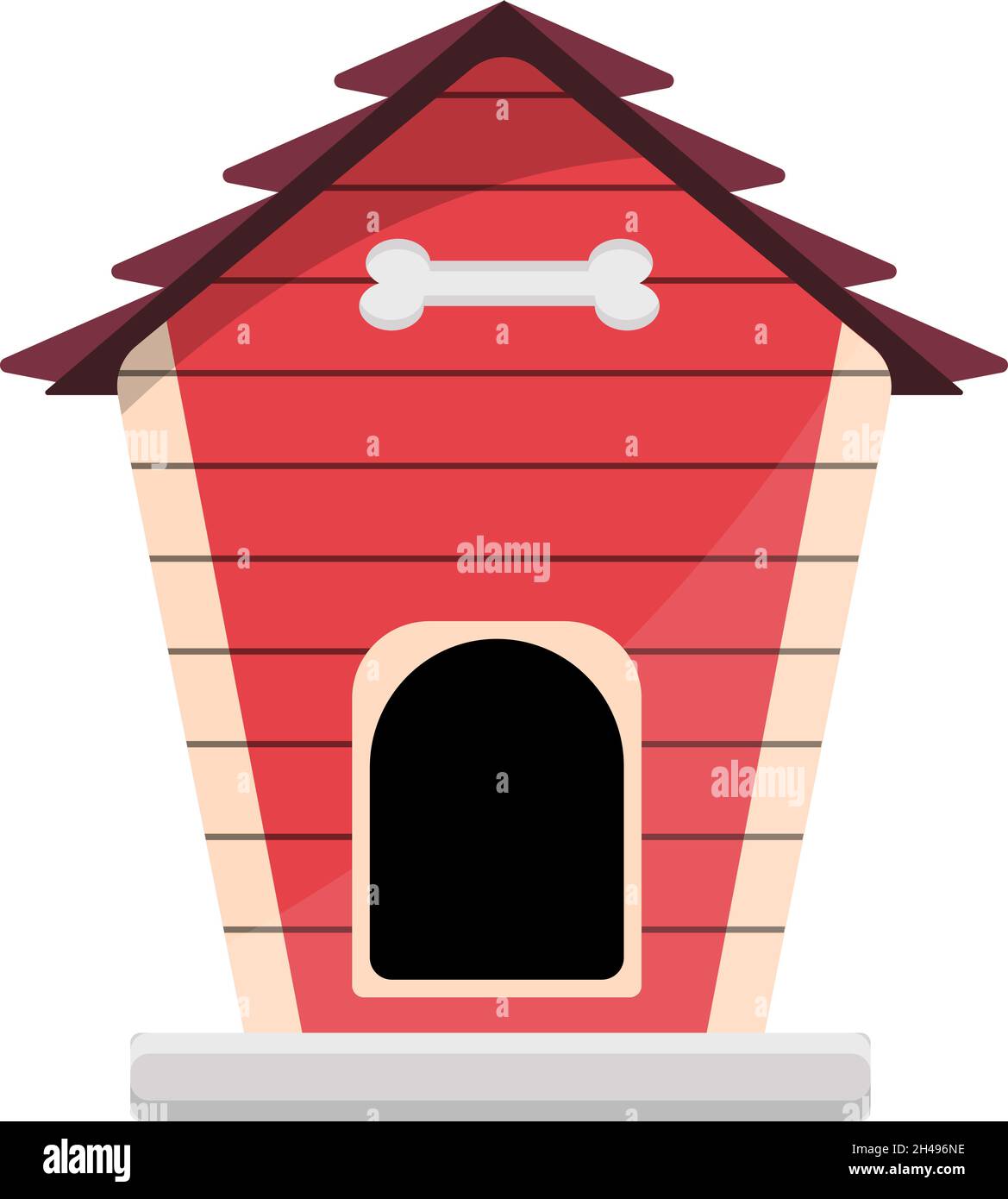 Red Dog House Clipart