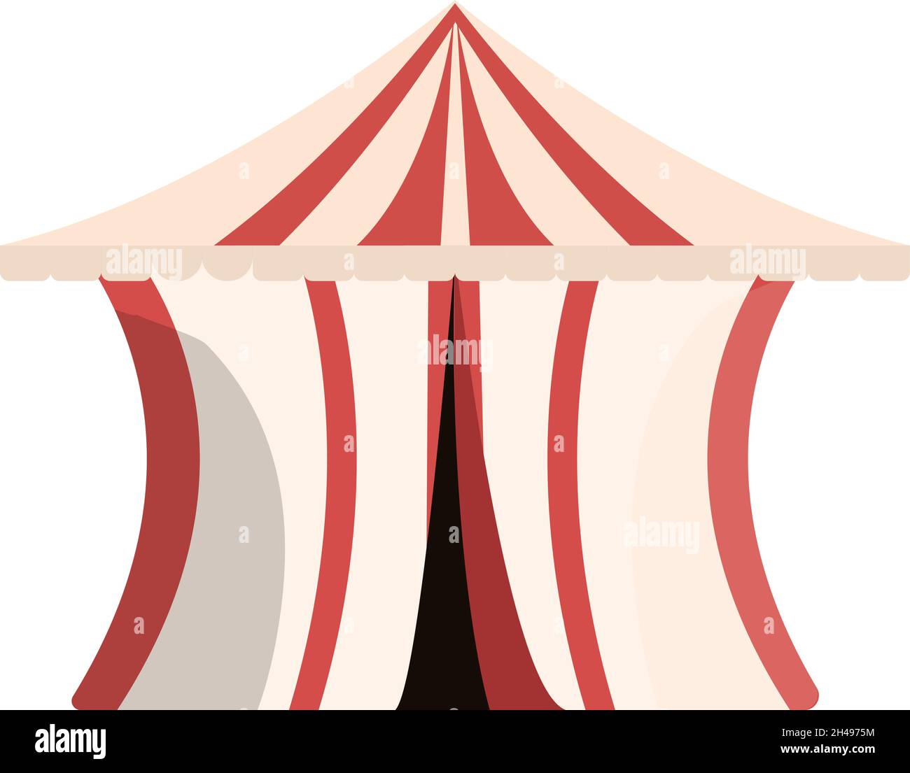 Circus tent, illustration, vector on a white background Stock Vector ...