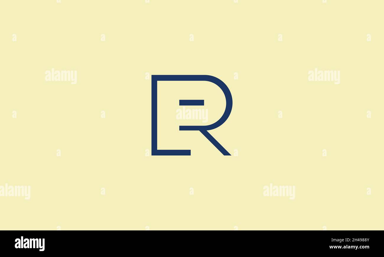 LETTER R LOGO DESIGN WITH NEGATIVE SPACE EFFECT FOR ILLUSTRATION USE ...