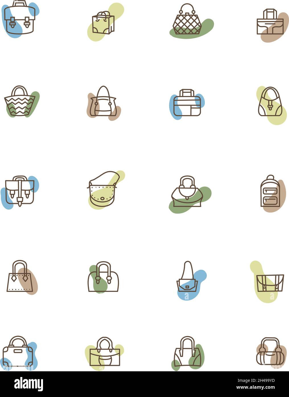 Tote bags vector vectors hi-res stock photography and images - Alamy