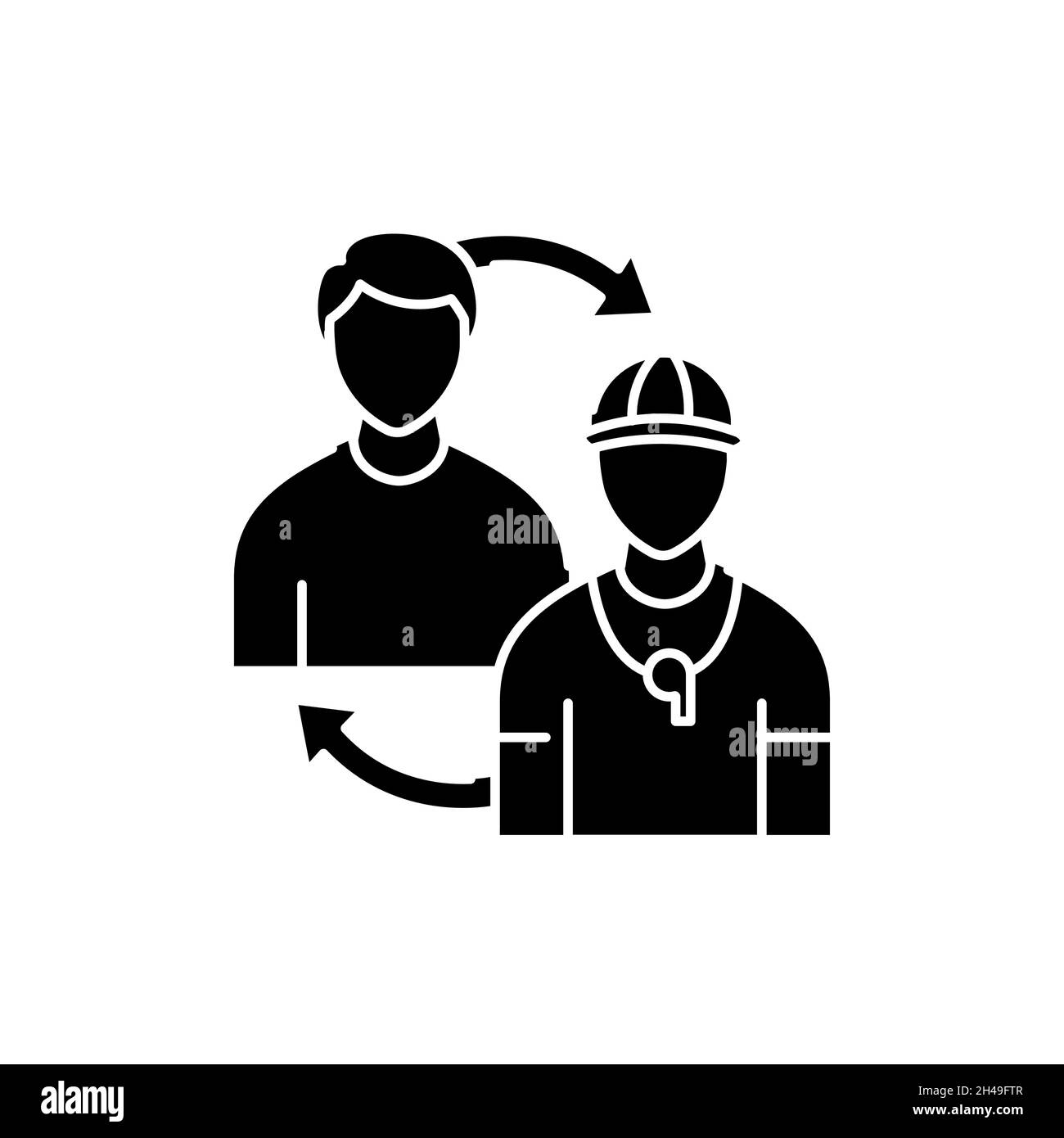 Coaching olor line icon. Pictogram for web page, mobile app, promo. UI UX  GUI design element. Editable stroke Stock Vector Image & Art - Alamy