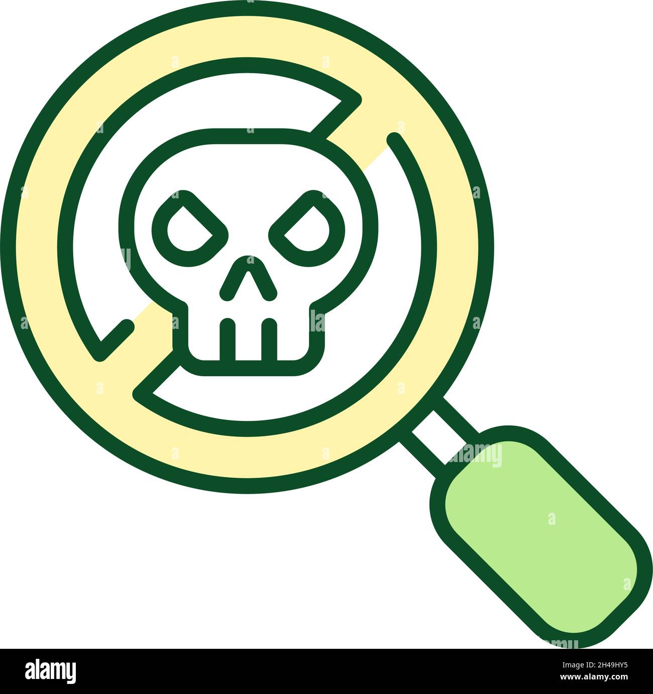 Banning hate speech RGB color icon Stock Vector
