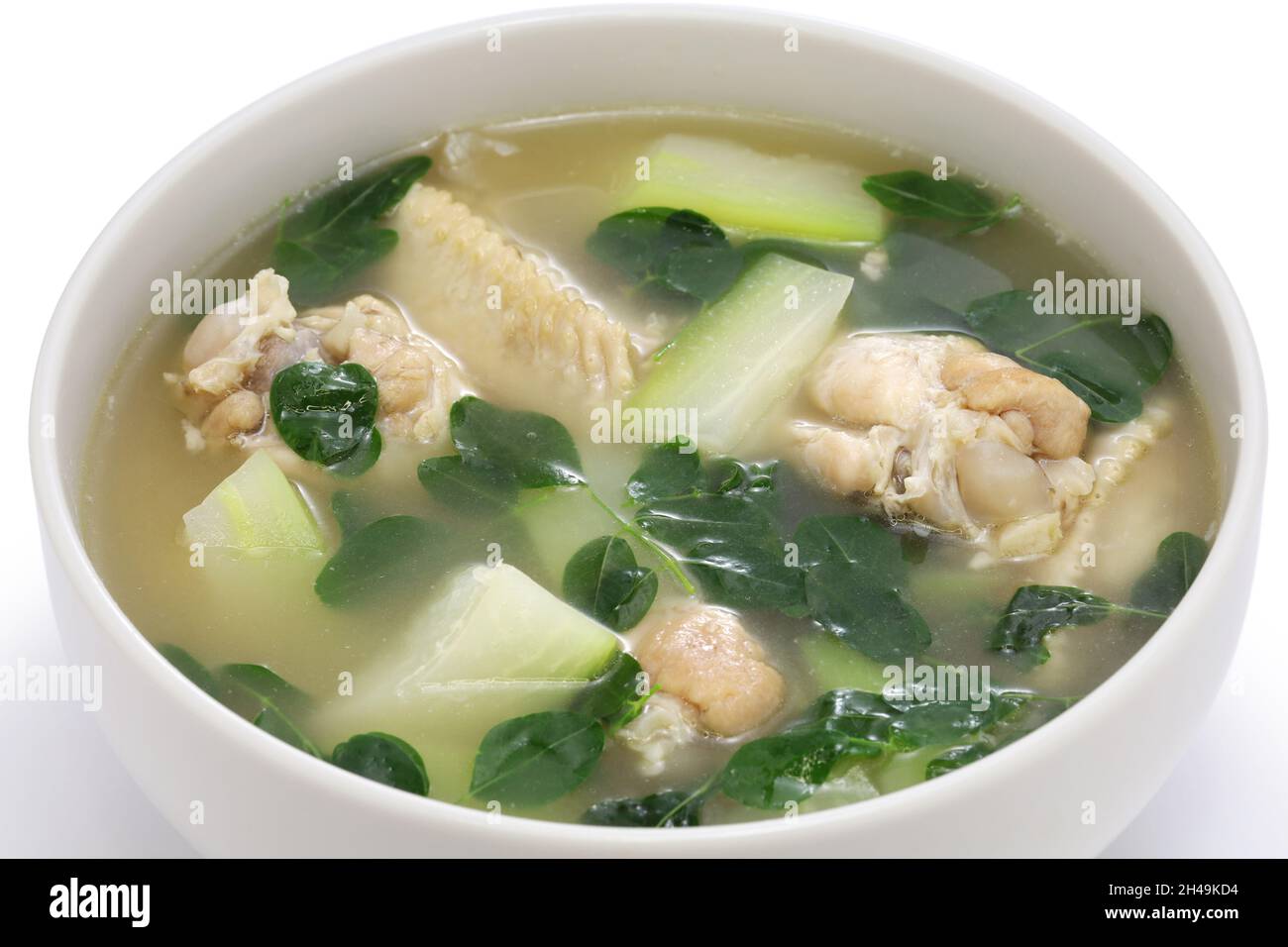chicken green papaya moringa soup, Tinolang Manok, Filipino cuisine