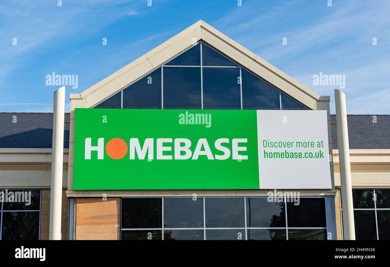 Homebase store, Clitheroe, Lancashire, UK. Stock Photo