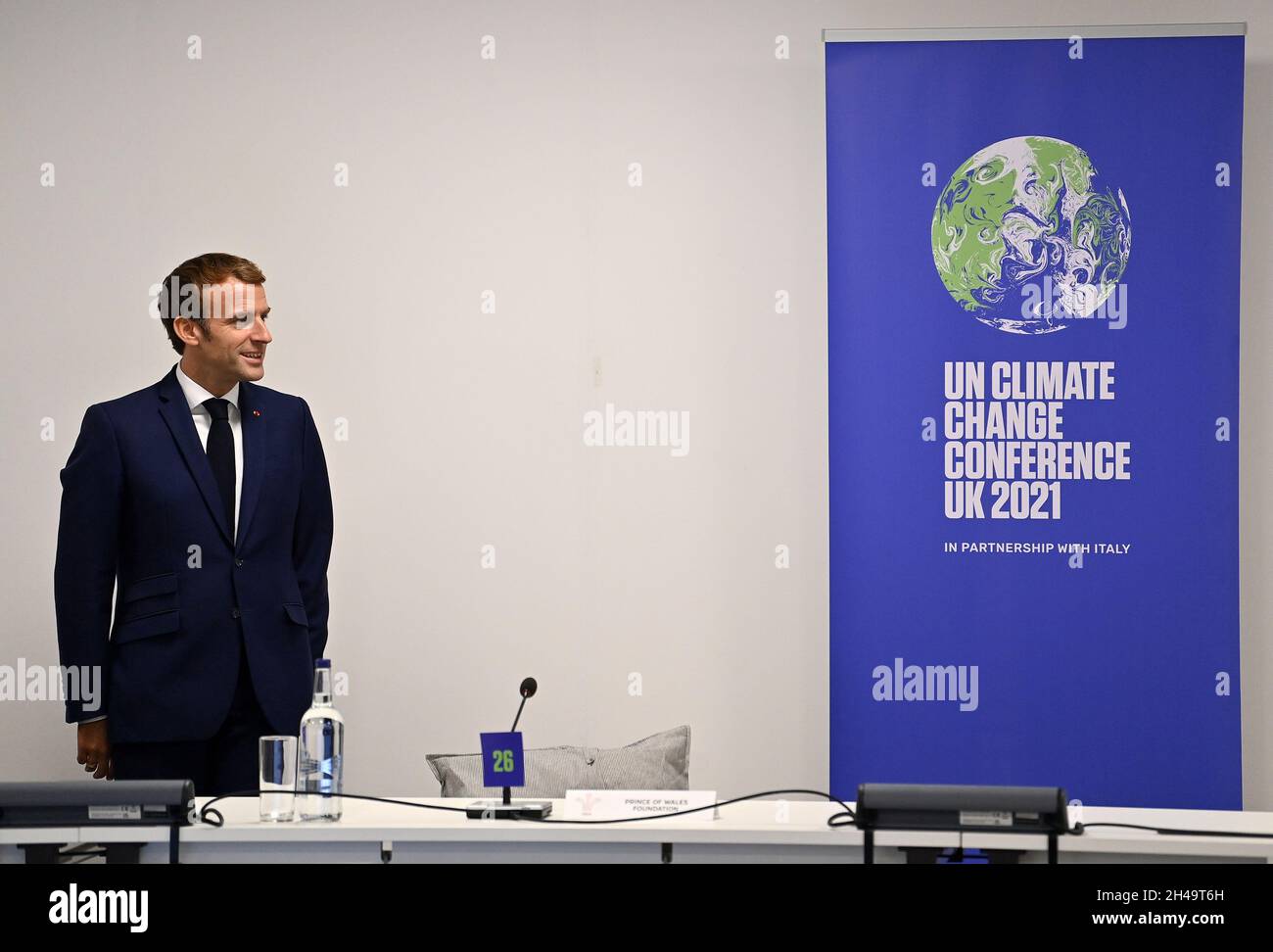 President of France Emmanuel Macron during the Great Green Wall (GGW