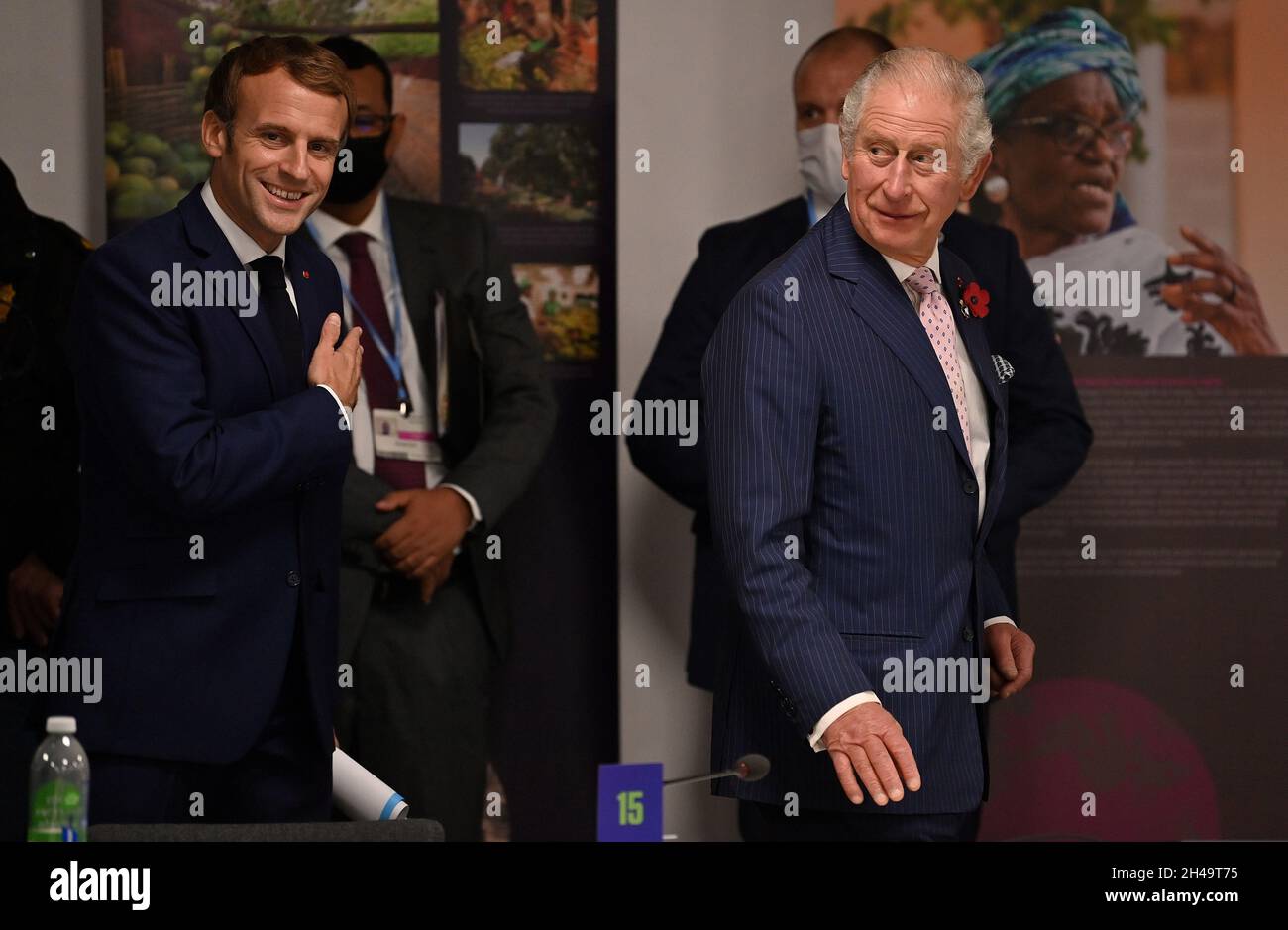 The Prince of Wales (right) cohosts the Great Green Wall (GGW) session