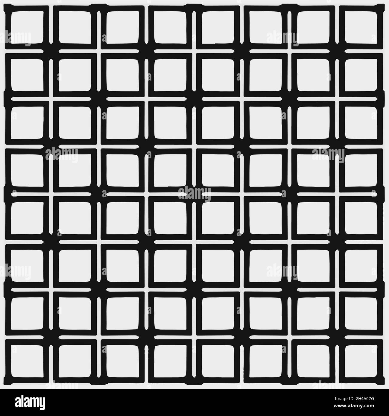 Seamless vector pattern in geometric ornamental style. Black pattern ...
