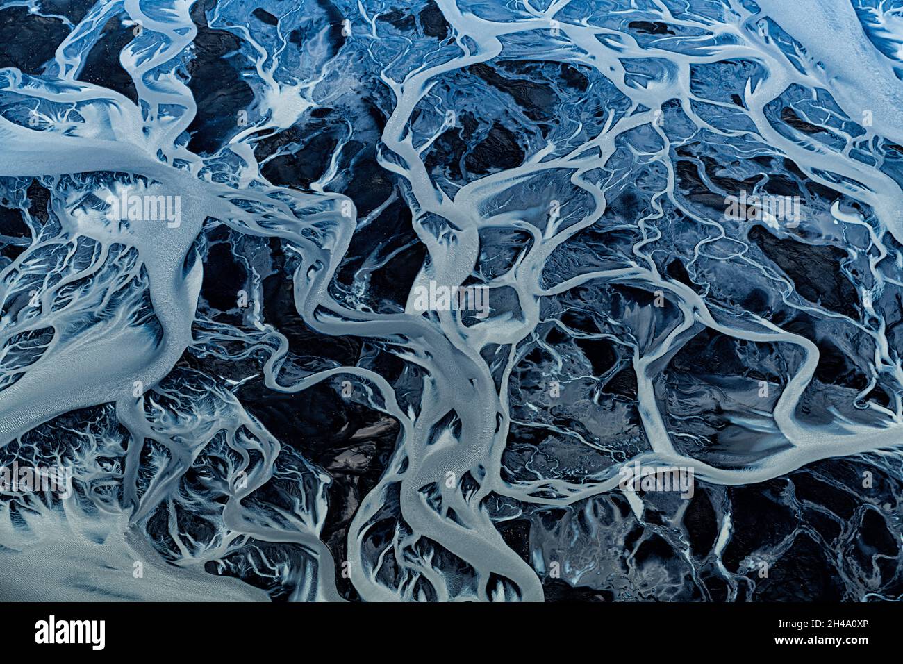 Braided Rivers, Iceland Stock Photo - Alamy
