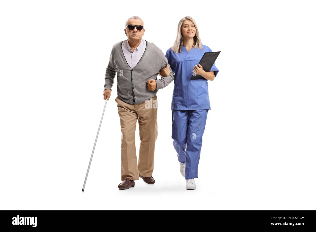 Nurse walking Cut Out Stock Images & Pictures Alamy