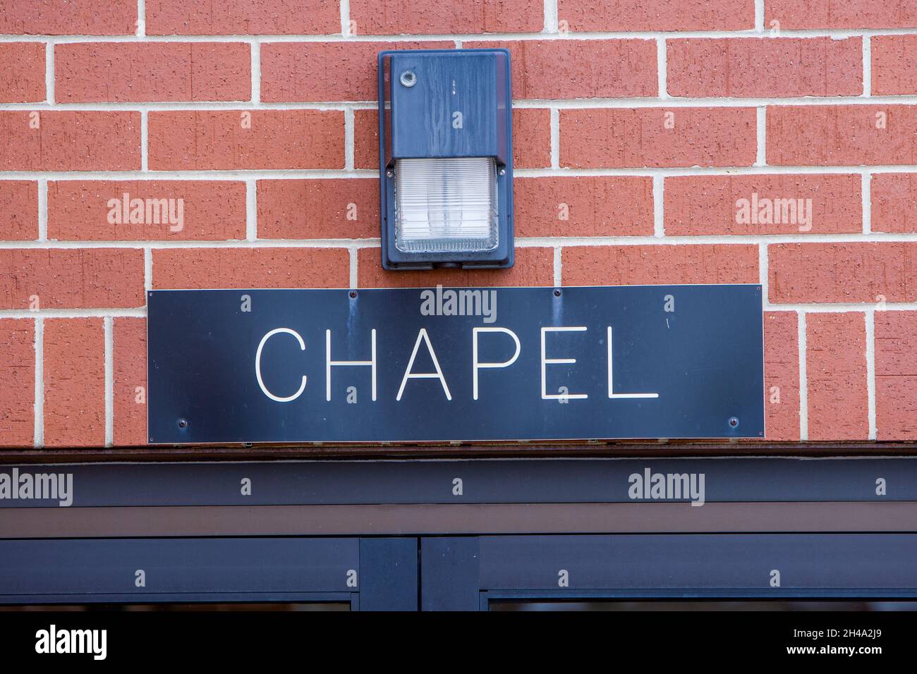 Chapel Sign Example Vintage chapel design hi-res stock photography and images - Alamy