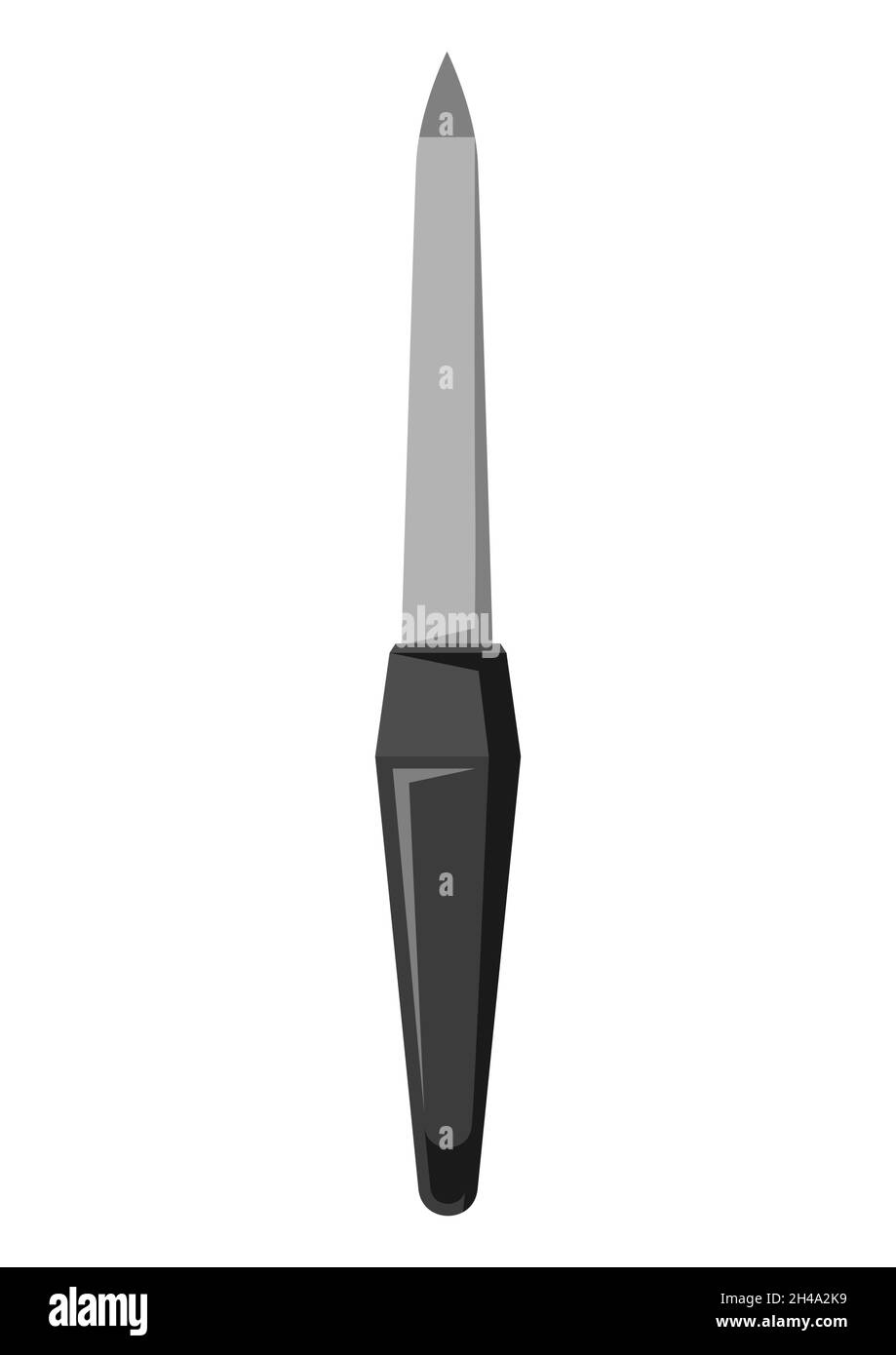 Metal nail file. Professional manicure and pedicure tool Stock Vector Image & Art Alamy