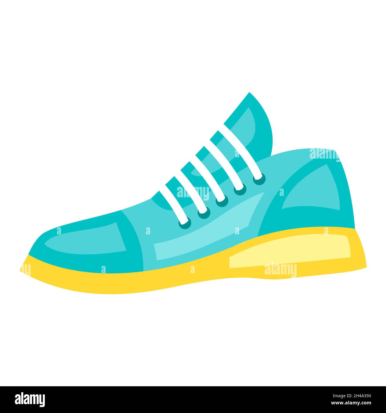 Icon of sneaker. Sport equipment illustration. For training and ...