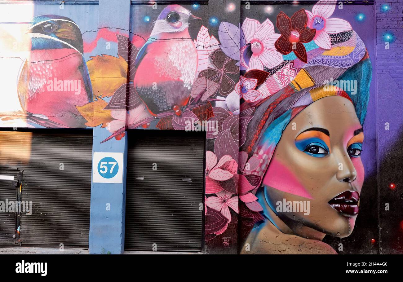 JOHANNESBURG, SOUTH AFRICA Sep 28, 2021 The street art of Johannesburg, South Africa