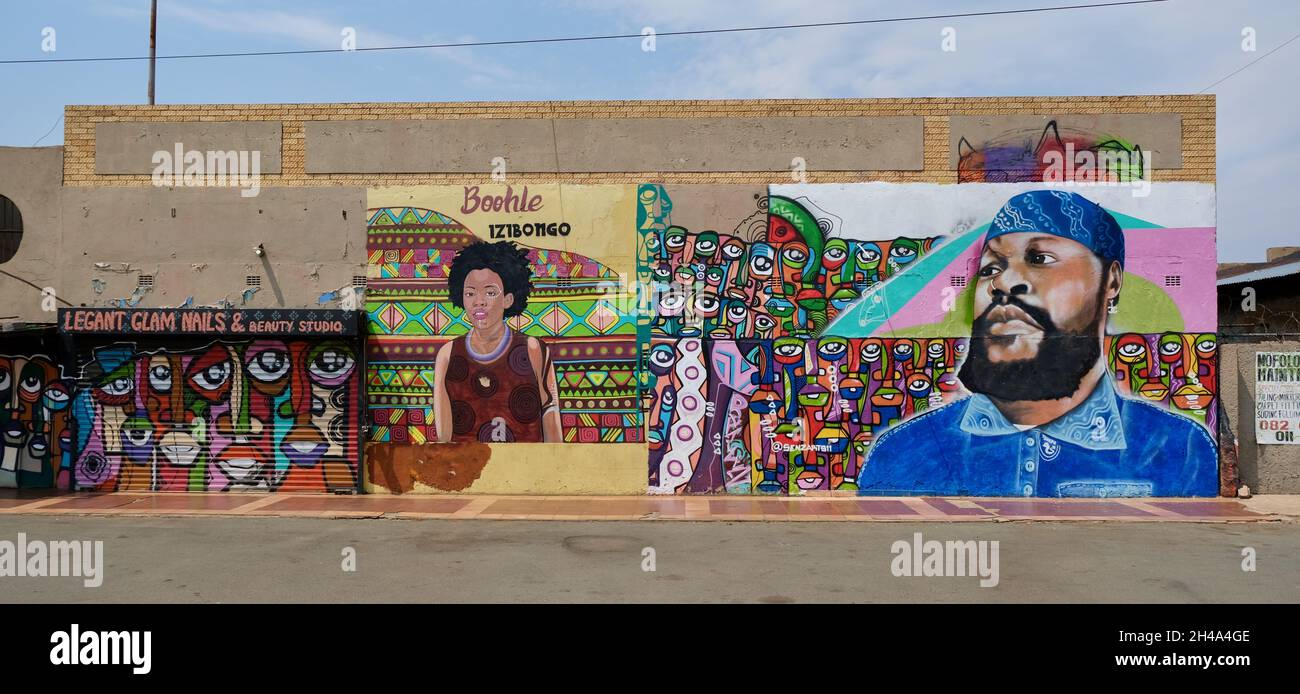 JOHANNESBURG, SOUTH AFRICA Sep 28, 2021 The street art of
