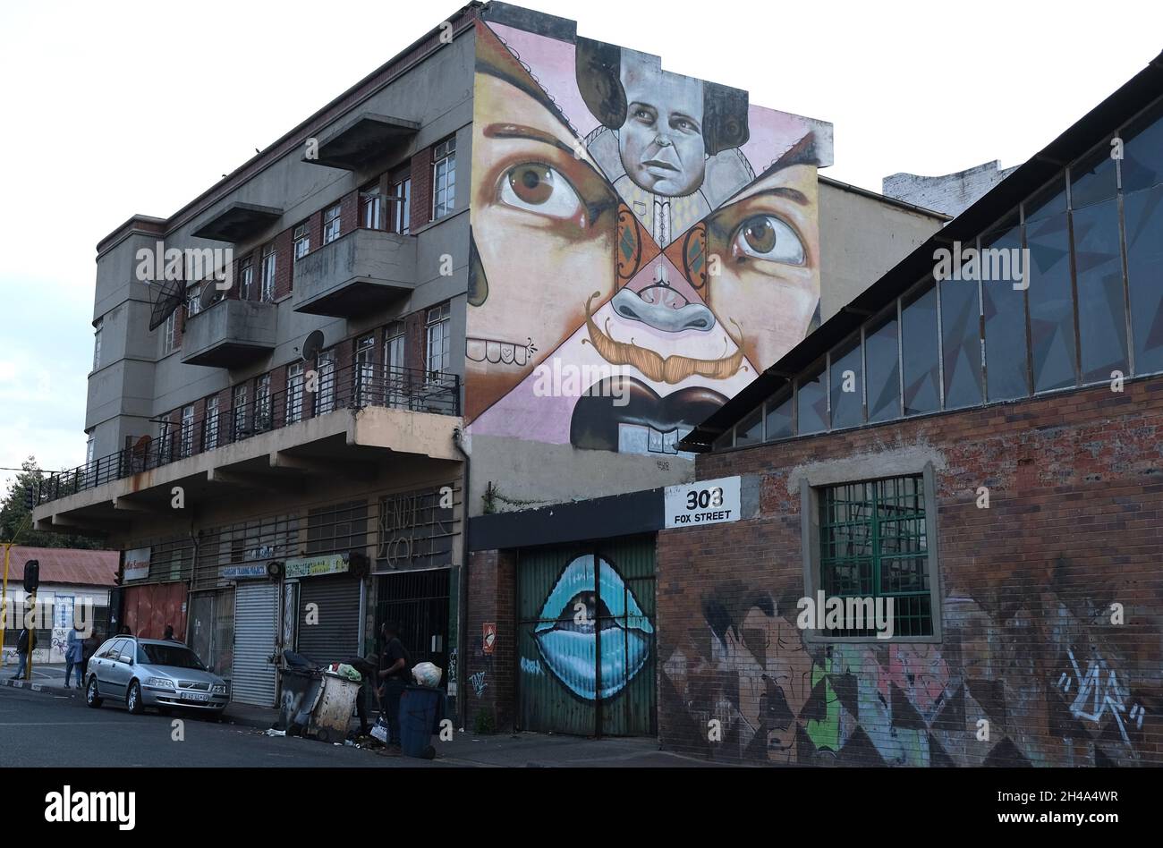 JOHANNESBURG, SOUTH AFRICA Sep 28, 2021 The street art of Johannesburg, South Africa