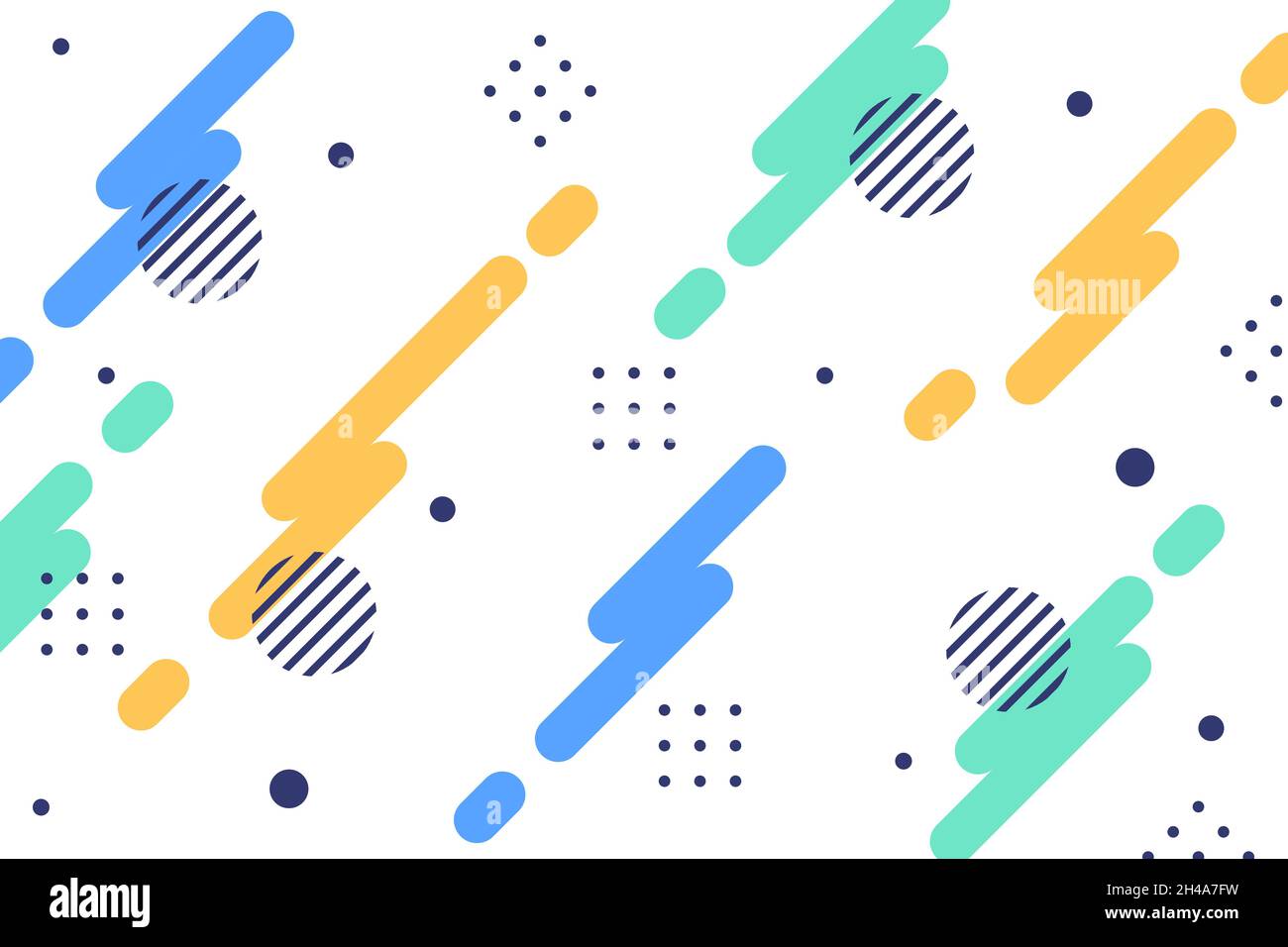 Geometric background with shapes vector Stock Vector