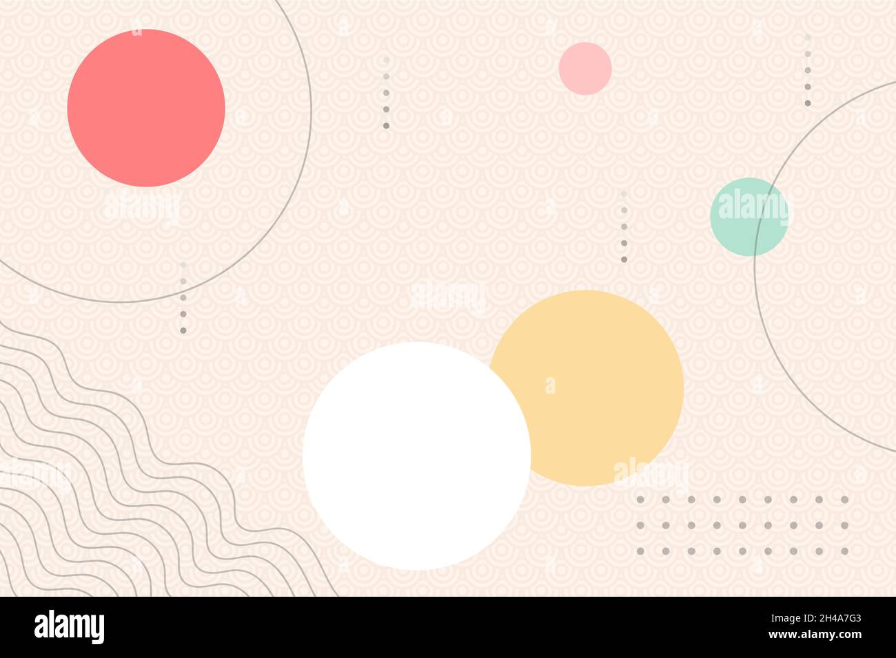 Geometric background in Japanese style Vector Stock Vector
