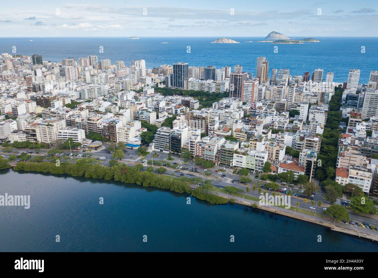 Aerial View Of Ipanema District In Rio De Janeiro Brazil Stock Photo   Aerial View Of Ipanema District In Rio De Janeiro Brazil 2H4A93Y 