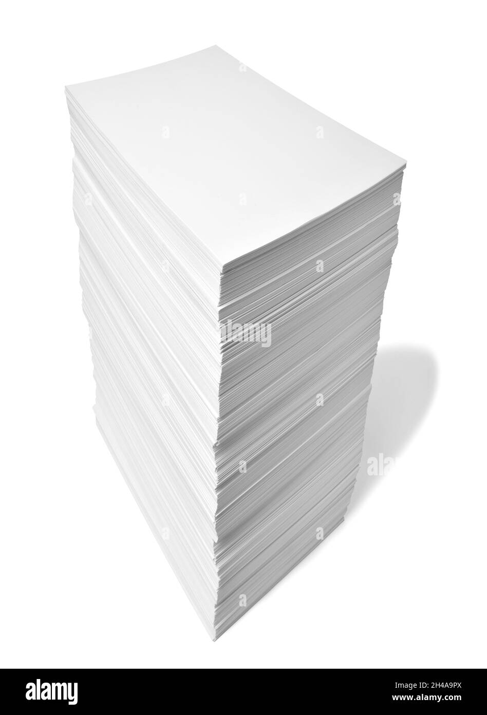 paper stack pile office paperwork busniess education Stock Photo