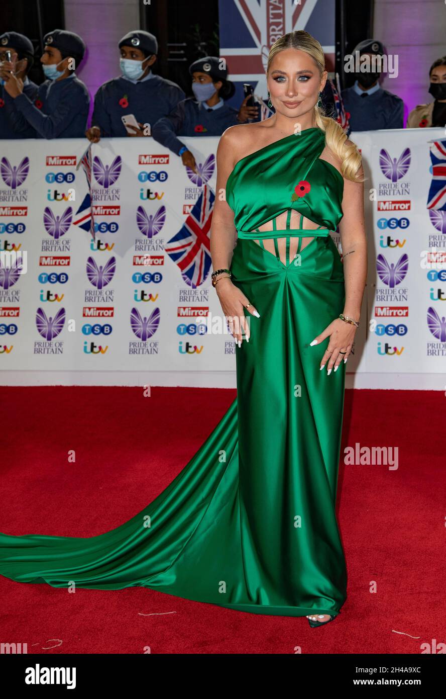 Saffron Barker attends the Pride of Britain awards in partnership with