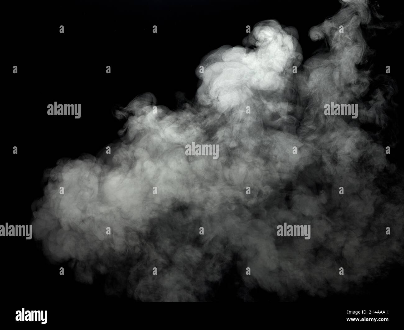 smoke steam fog air background shape black cloud background moisture abstract light stream flow Stock Photo