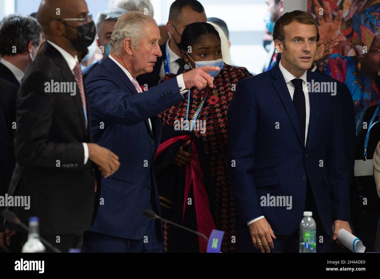 Britain Prince Charles, Prince of Wales and France President Emmanuel
