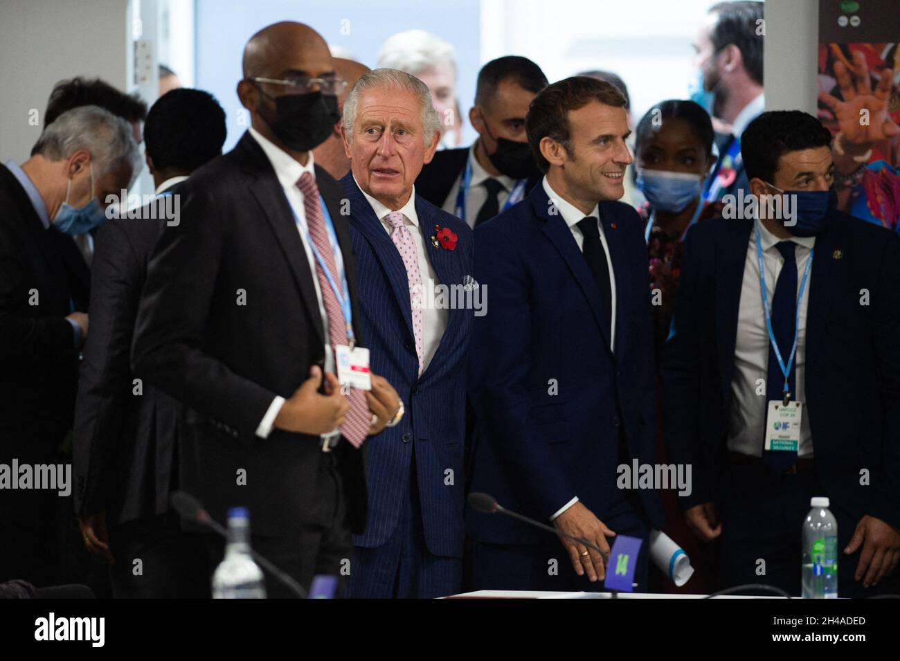 Britain Prince Charles, Prince of Wales and France President Emmanuel